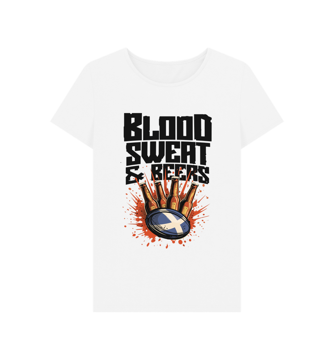 Funny Scotland Rugby Womens T-Shirt | Shirtbox