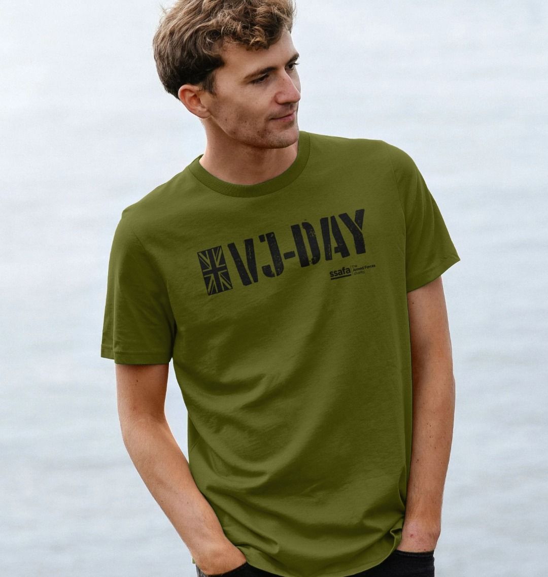 VJ-Day T-shirt (Moss Green) | SSAFA Store