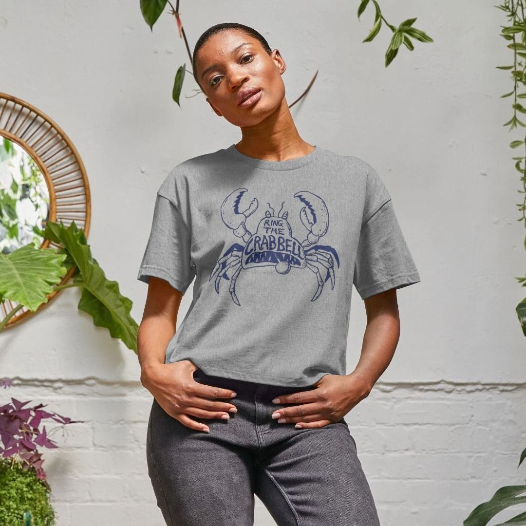 Women's Boxy Crab Bell T Shirt - Main Image