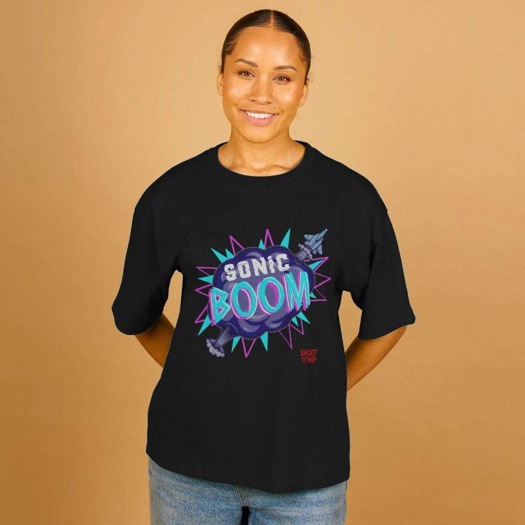 Sonic Boom Women's Oversized T-Shirt