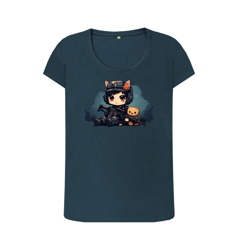 Woman's Kawaii Style Call Of Duty Gaming Girl T-Shirt
