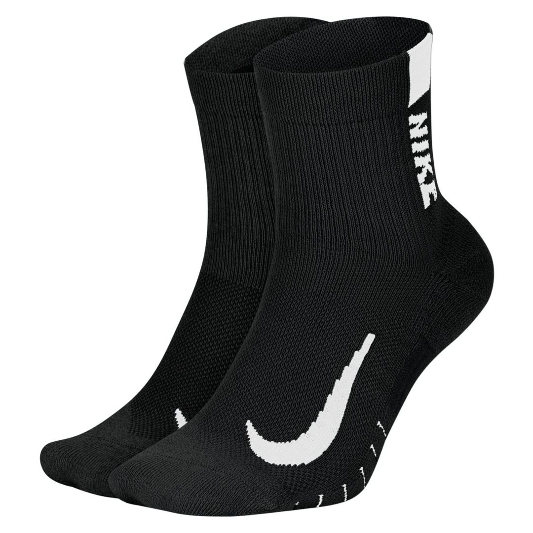 Nike Multiplier Running Ankle Socks (2 Pair)