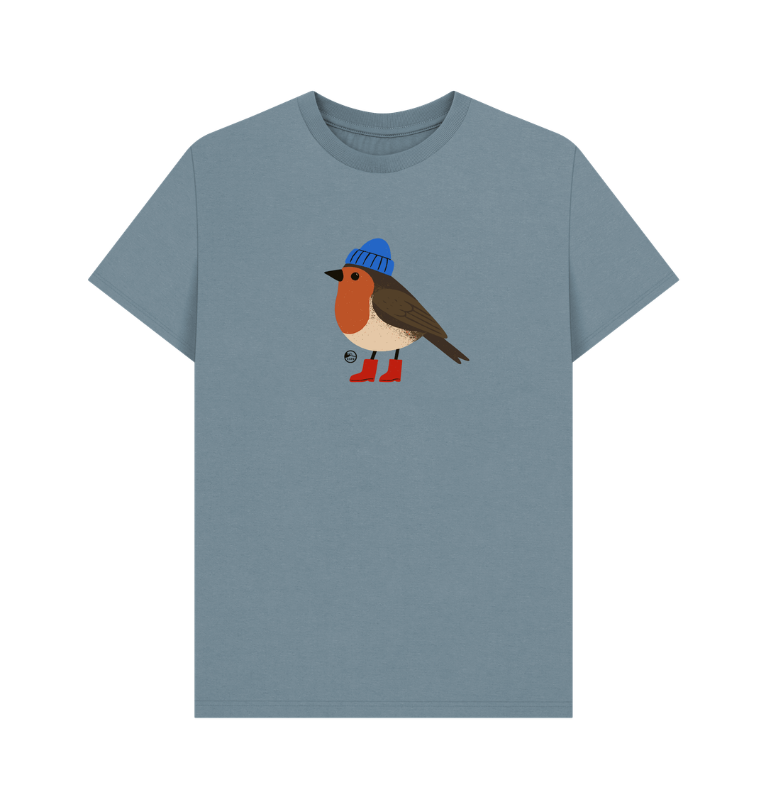 Christmas Robin T-Shirt | Cute Robin T-Shirt | RSPB