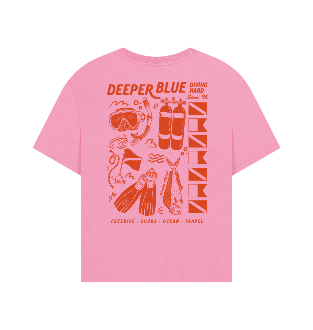 Women's Oversized Diving Gear T-shirt