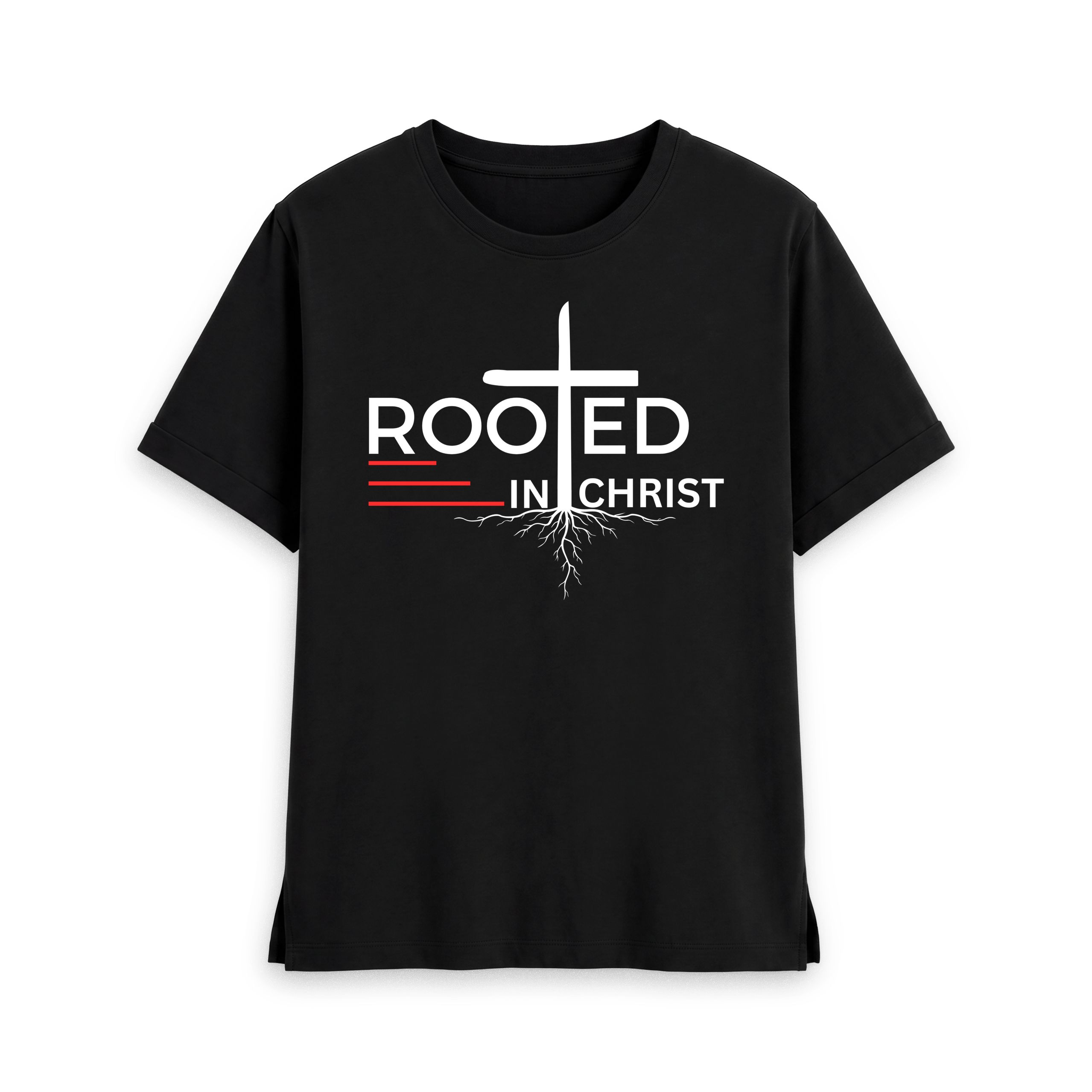 Colossians 2:7 - Rooted in Christ Organic cotton Women's Relaxed Fit T-Shirt