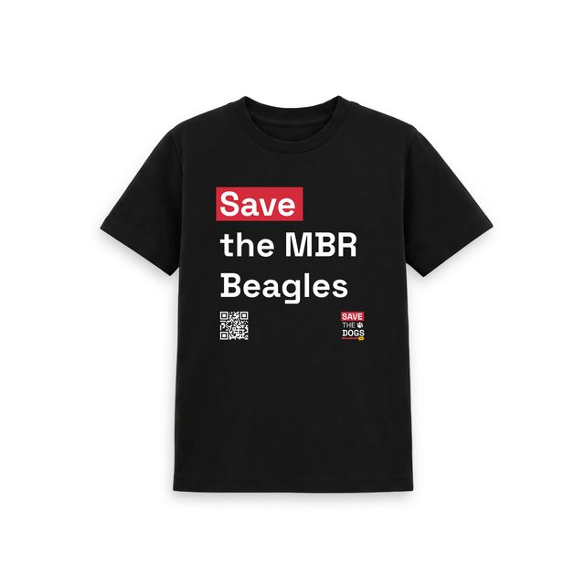 Save the MBR Beagles Kids T-Shirt (Black)
