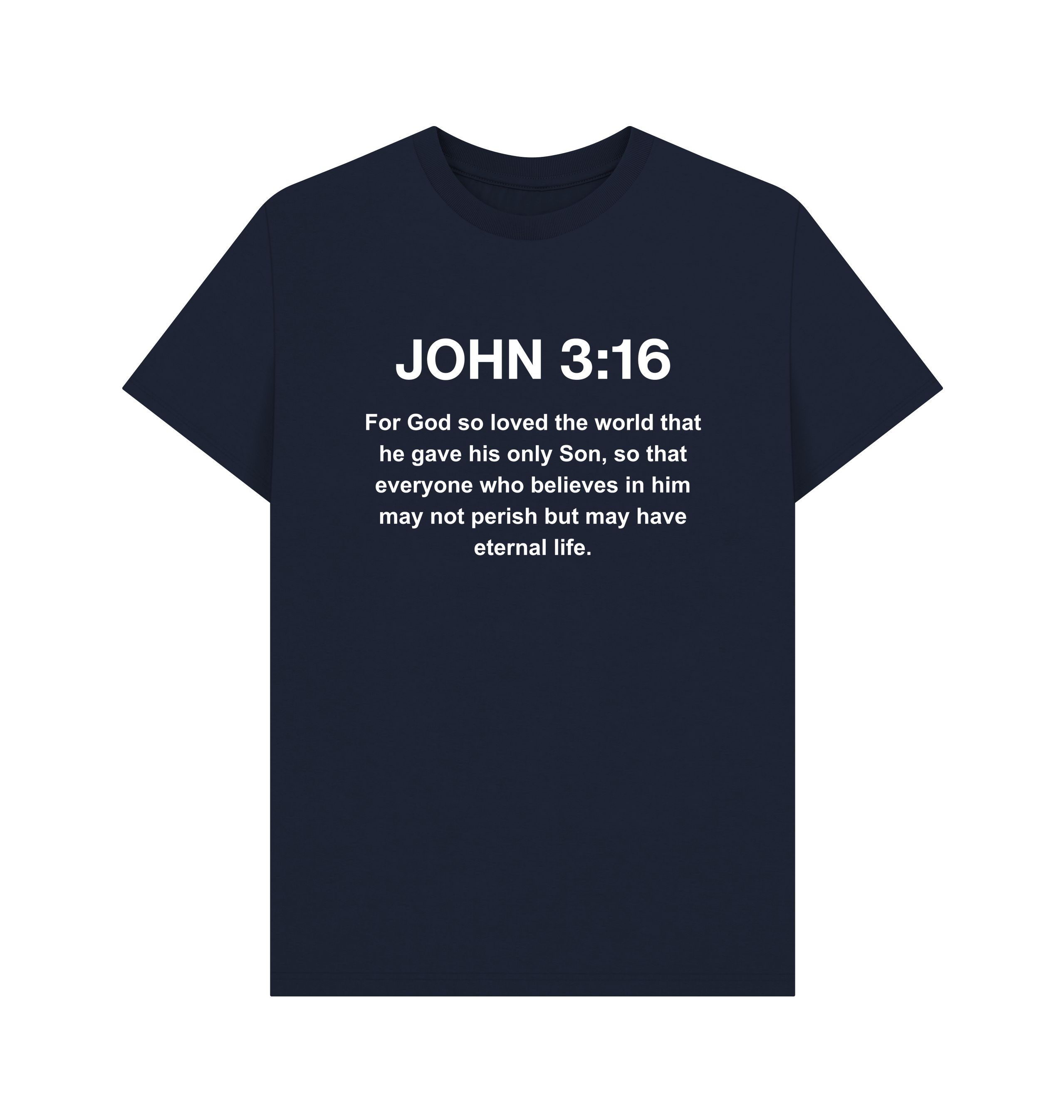 John 3:16 organic cotton Men's T-Shirt