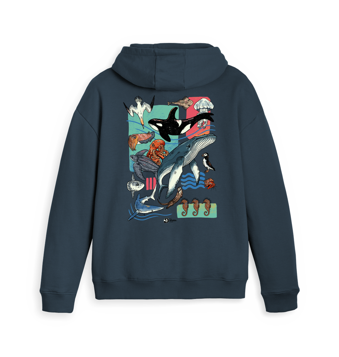 Sea Life Zip Hoodie