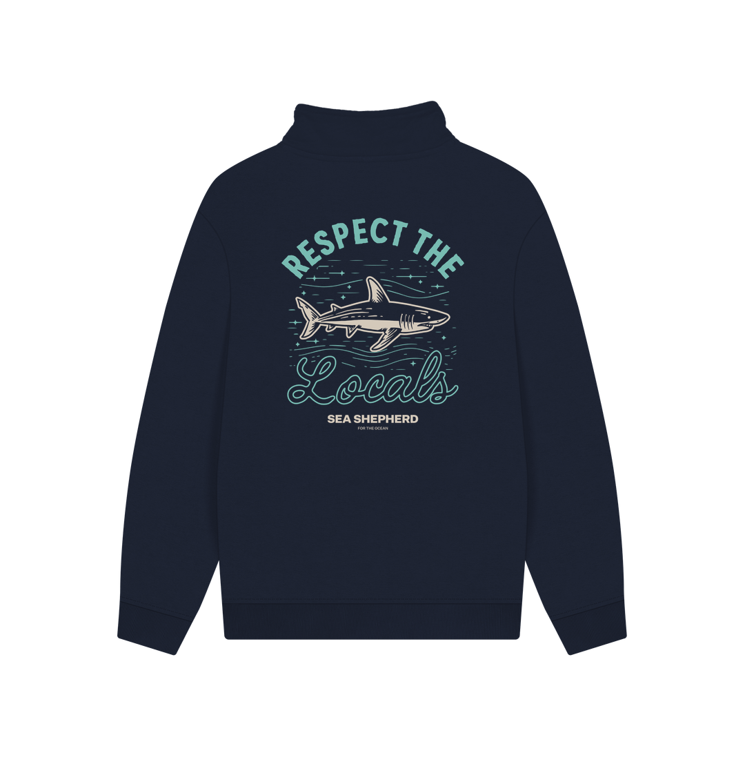 Respect The Locals Half Zip Sweatshirt