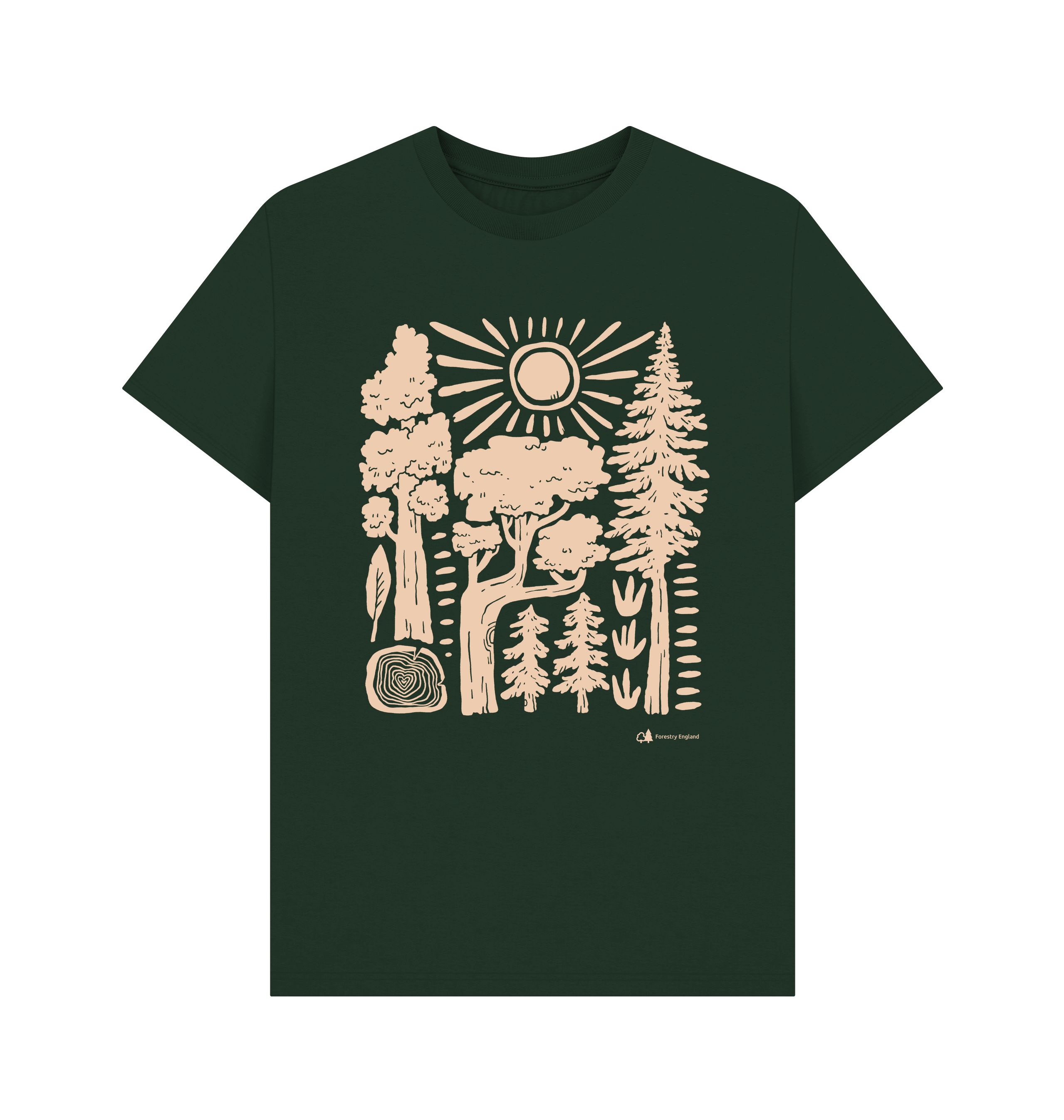 england evergreen crest t shirt