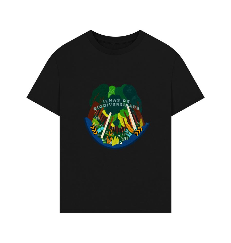Ilhas de Biodiversidade — Men's Oversized Logo Tee
