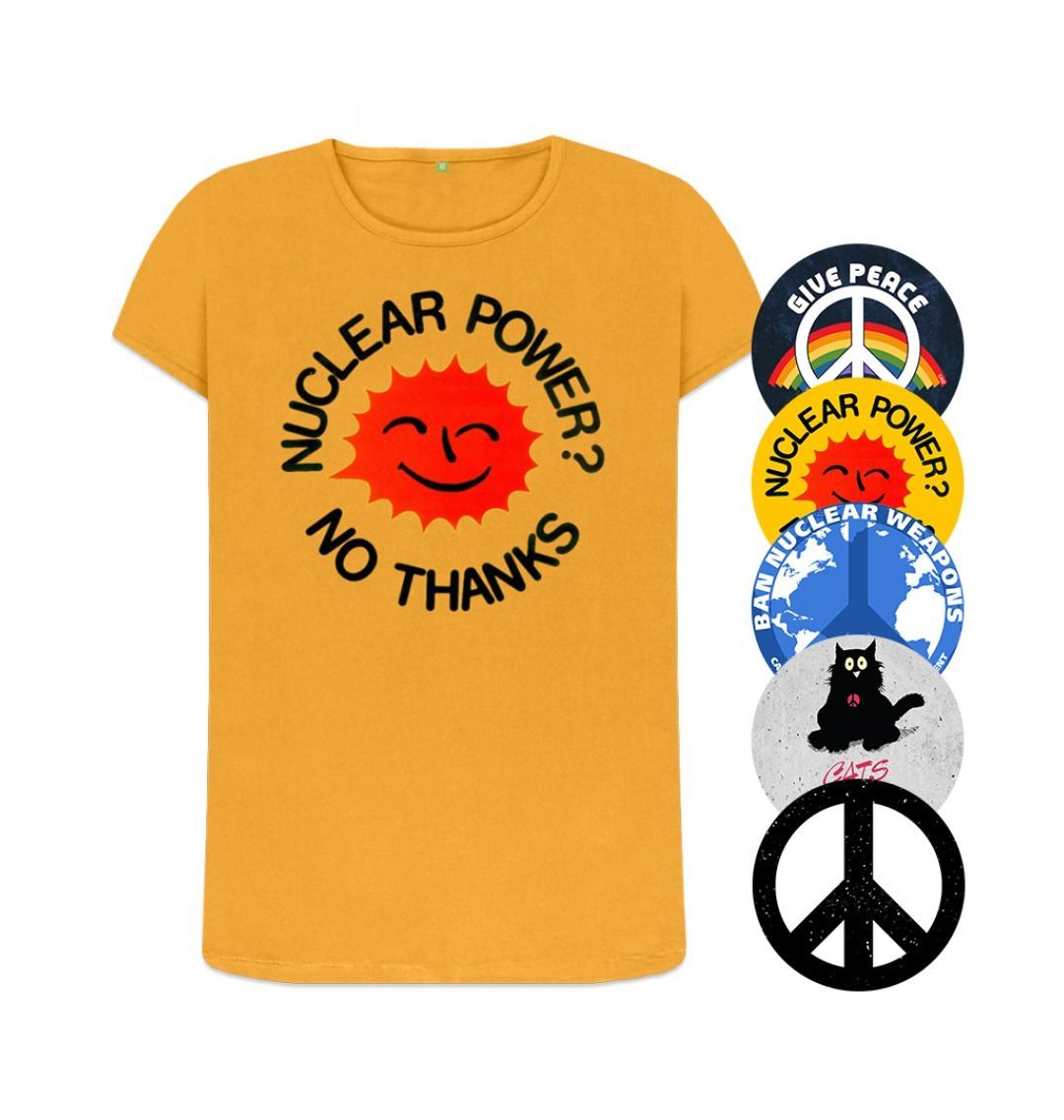 Nuclear Power? No Thanks T-shirt Sticker Bundle Nuclear Power? No Thanks T-shirt Sticker Bundle