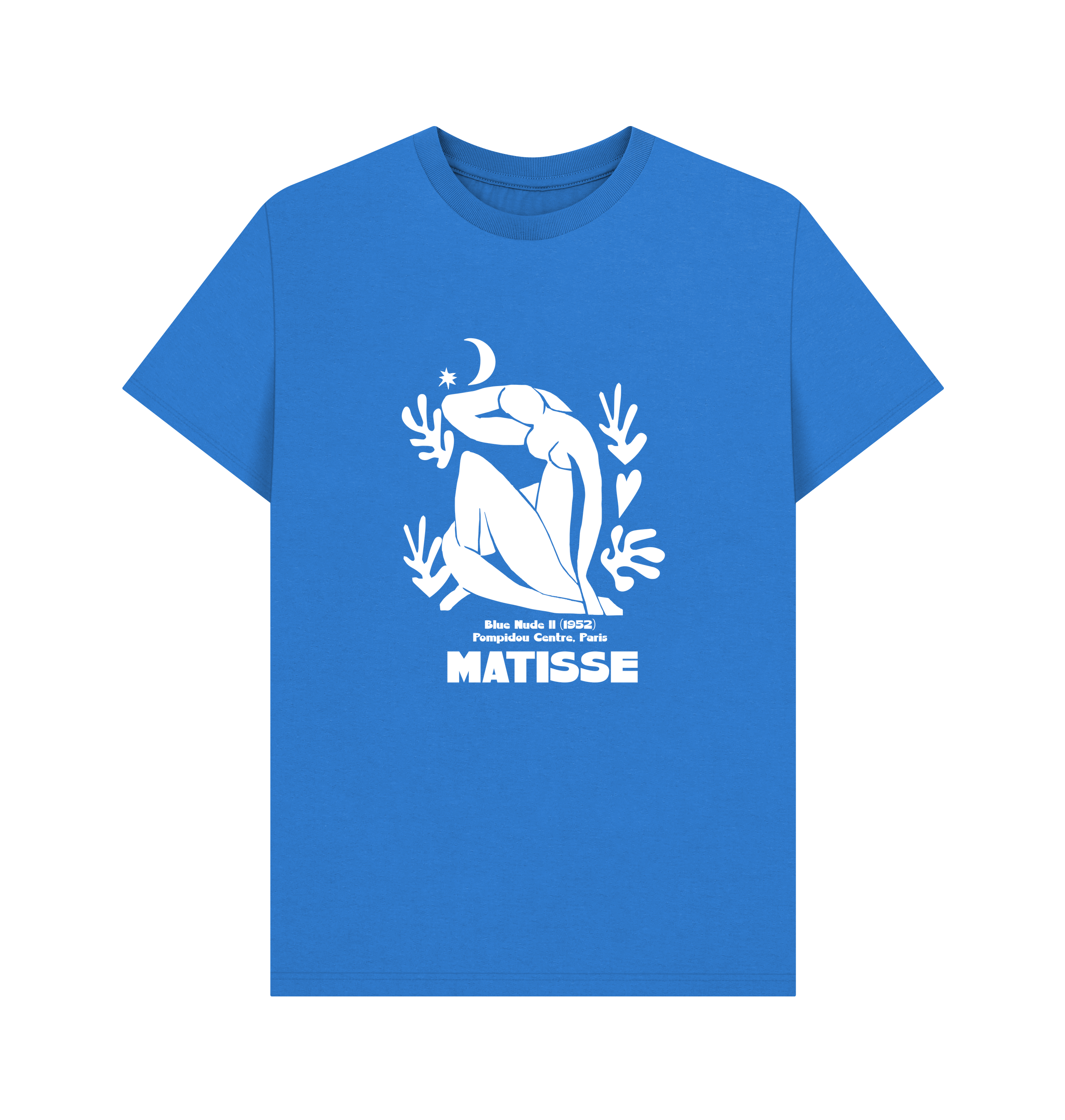 PREMIUM OFFICIAL APOH APOH Matisse Blue Nude II Royal Blue T-Shirt - Picture 2 of 3
