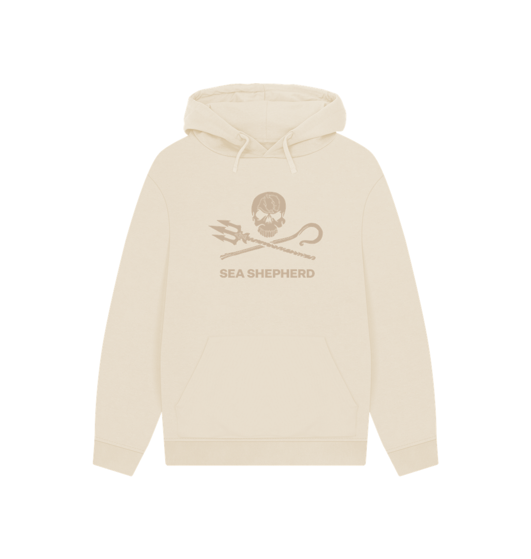 Sea Shepherd Jolly Roger Hoodie | Oat Print Sea Shepherd Jolly Roger Hoodie | Oat Print