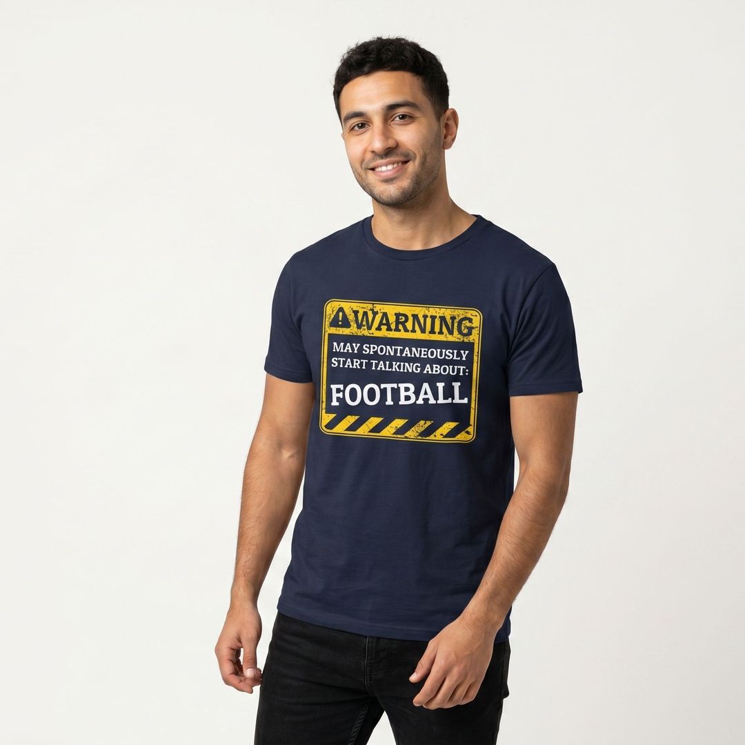 Warning Personalised T Shirt | Custom Warning Tee | Shirtbox