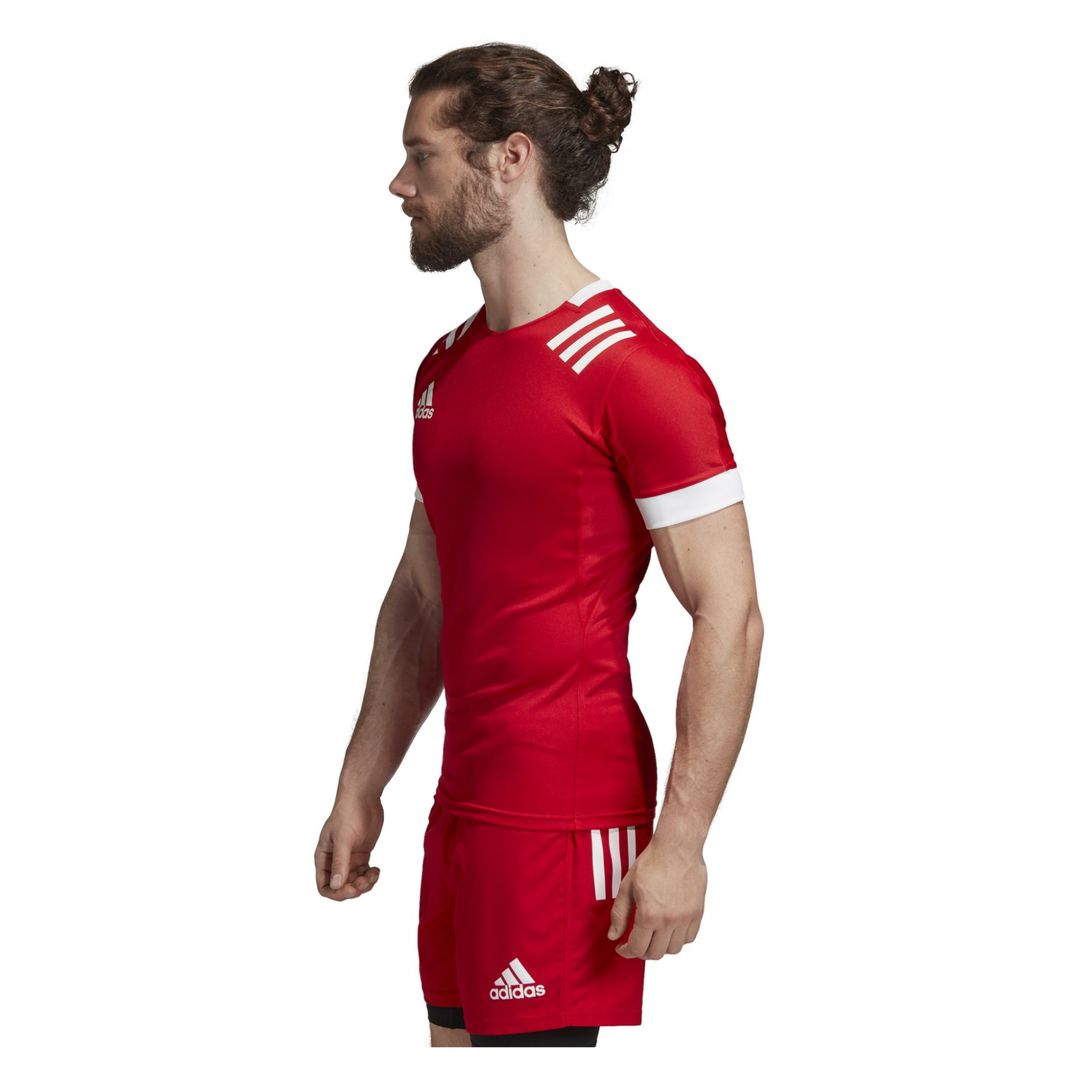 adidas Stripes Fitted Rugby Jersey