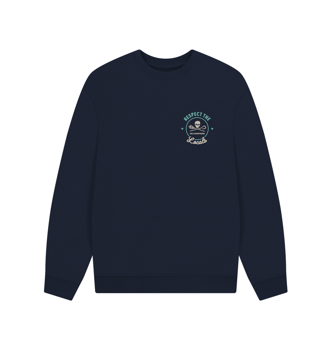 Respect The Locals Oversized Sweatshirt