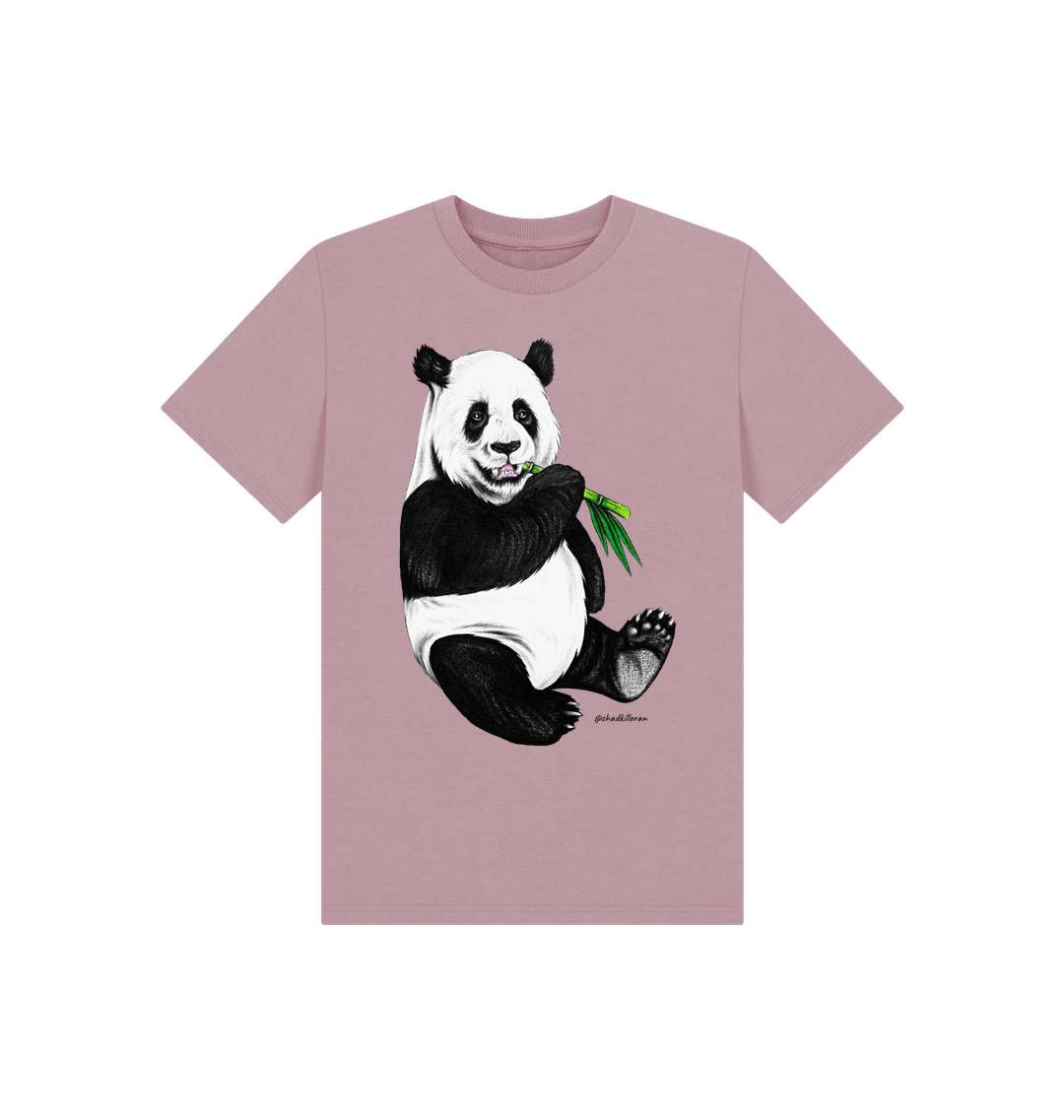 T-shirt Enfant Panda 8 Ans Anniversaire Fille - Cadeau 8e Anniversaire Fan D'Animaux