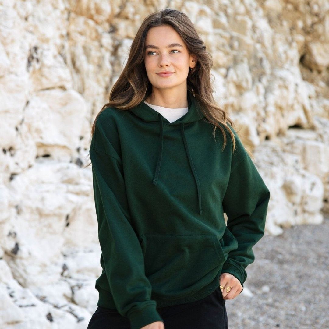 Women's Organic Cotton Hoodie with Kangaroo Pocket