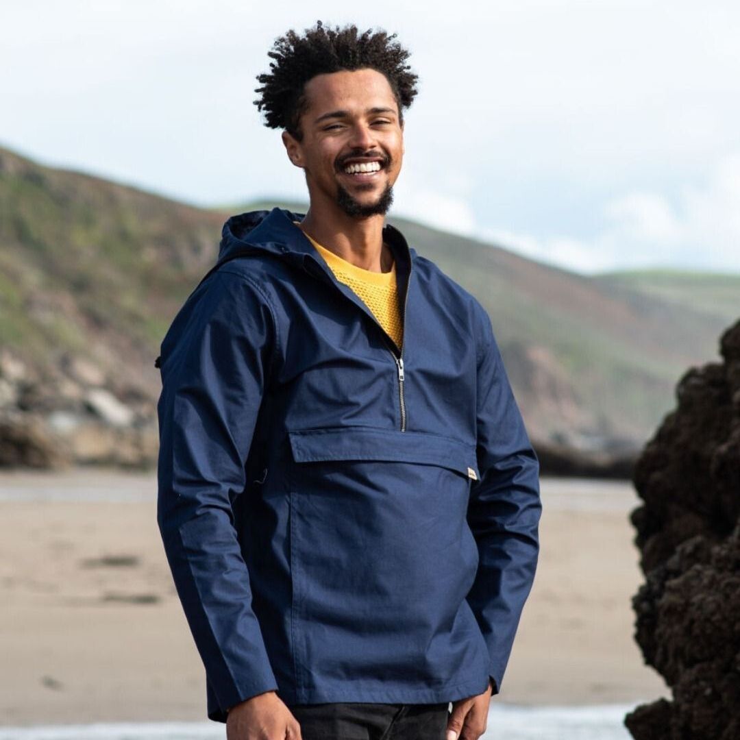 Men's Smock Jacket Lightweight Rain Jacket Rapanui