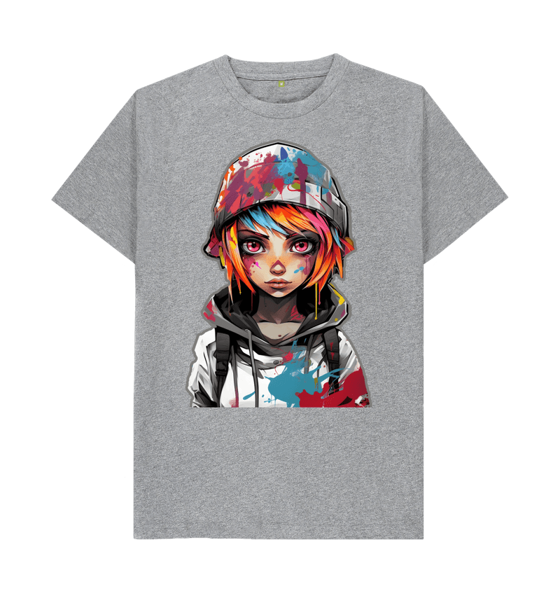Men's Anime Painter Girl T-Shirt
