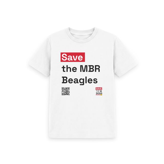 Save the MBR Beagles Kids T-Shirt (White)
