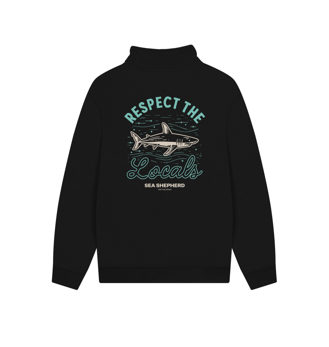 Respect The Locals Half Zip Sweatshirt