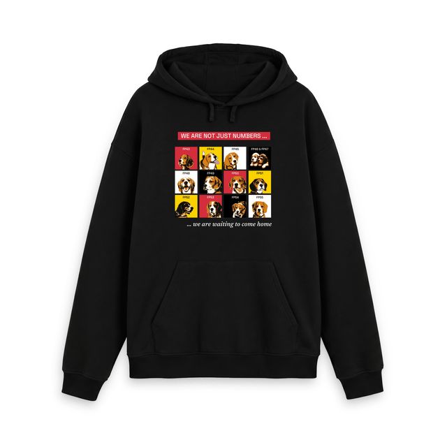 Save the Dogs - Unisex Hoodie (Black)