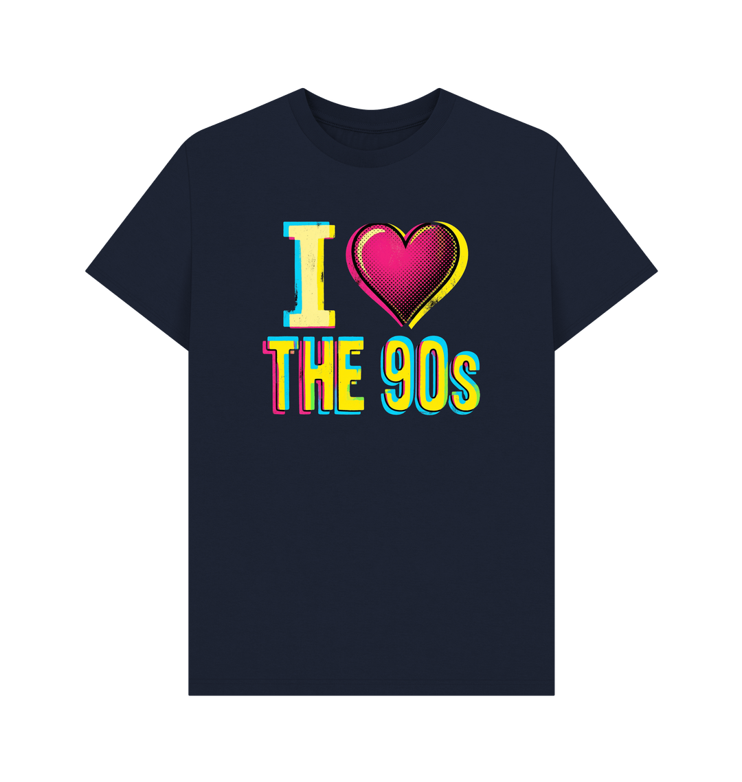 I Love The 90s T-Shirt | Retro Nineties Tee | Shirtbox