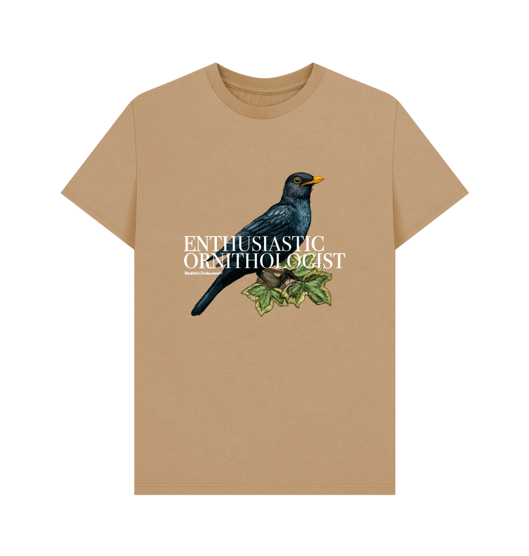 Blackbird Enthusiastic Ornithologist T-Shirt