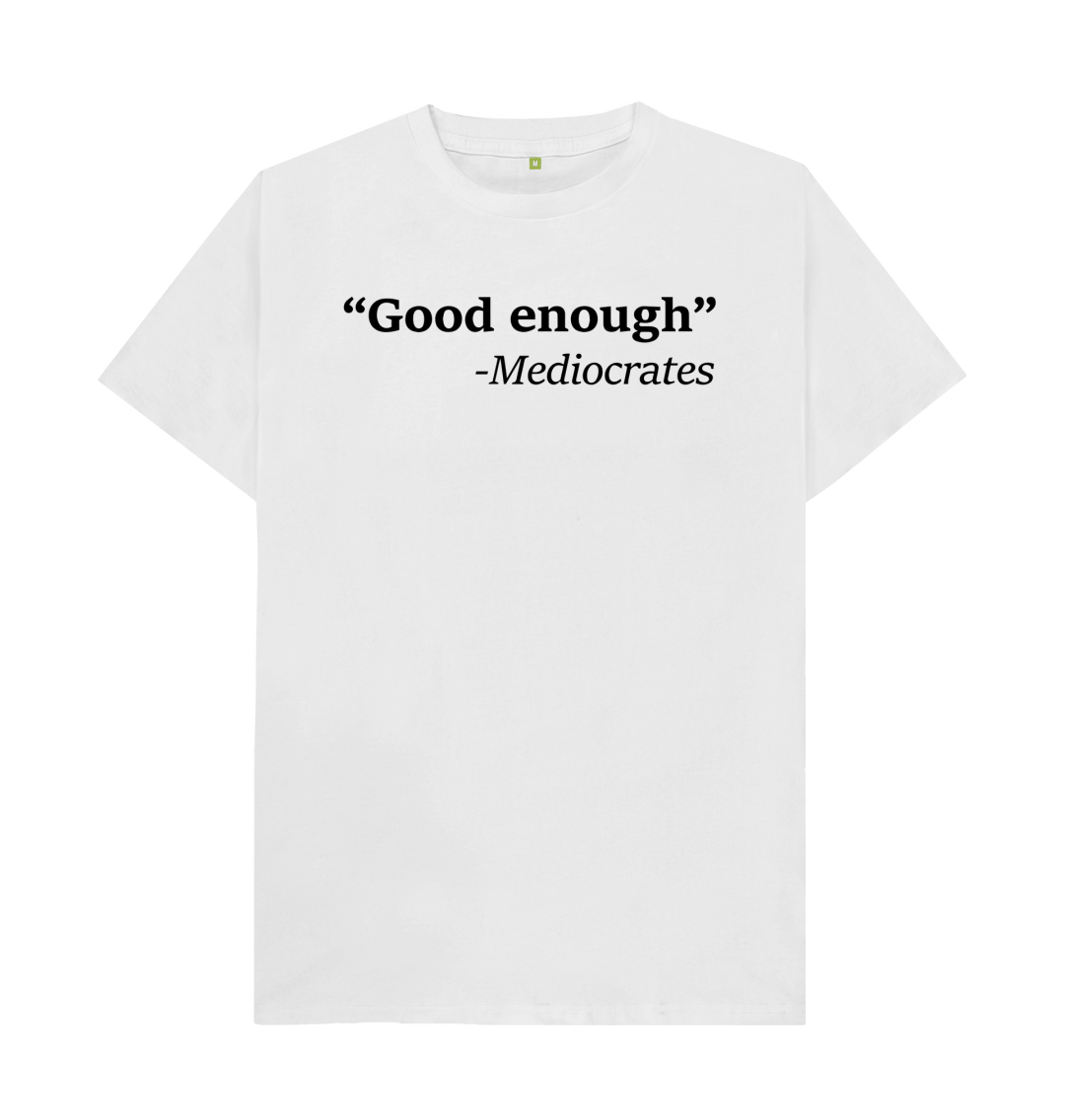 GOOD ENOUGH ホワイト Tシャツ GOOD 【公式通販】