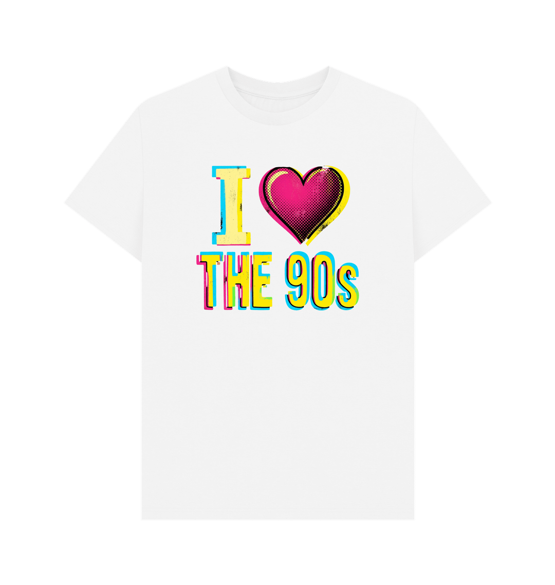 I Love The 90s T-Shirt | Retro Nineties Tee | Shirtbox