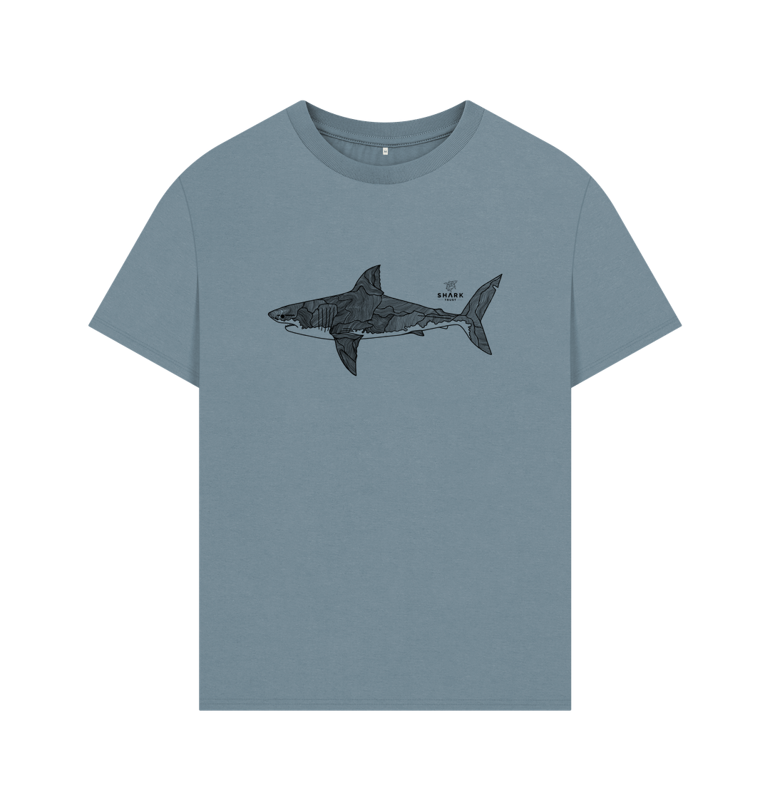 T-shirt Youth Large Schlitterbahn Dark Waters Great White Shark Tie Dye - Marque Gildan - Occasion Très Bon état