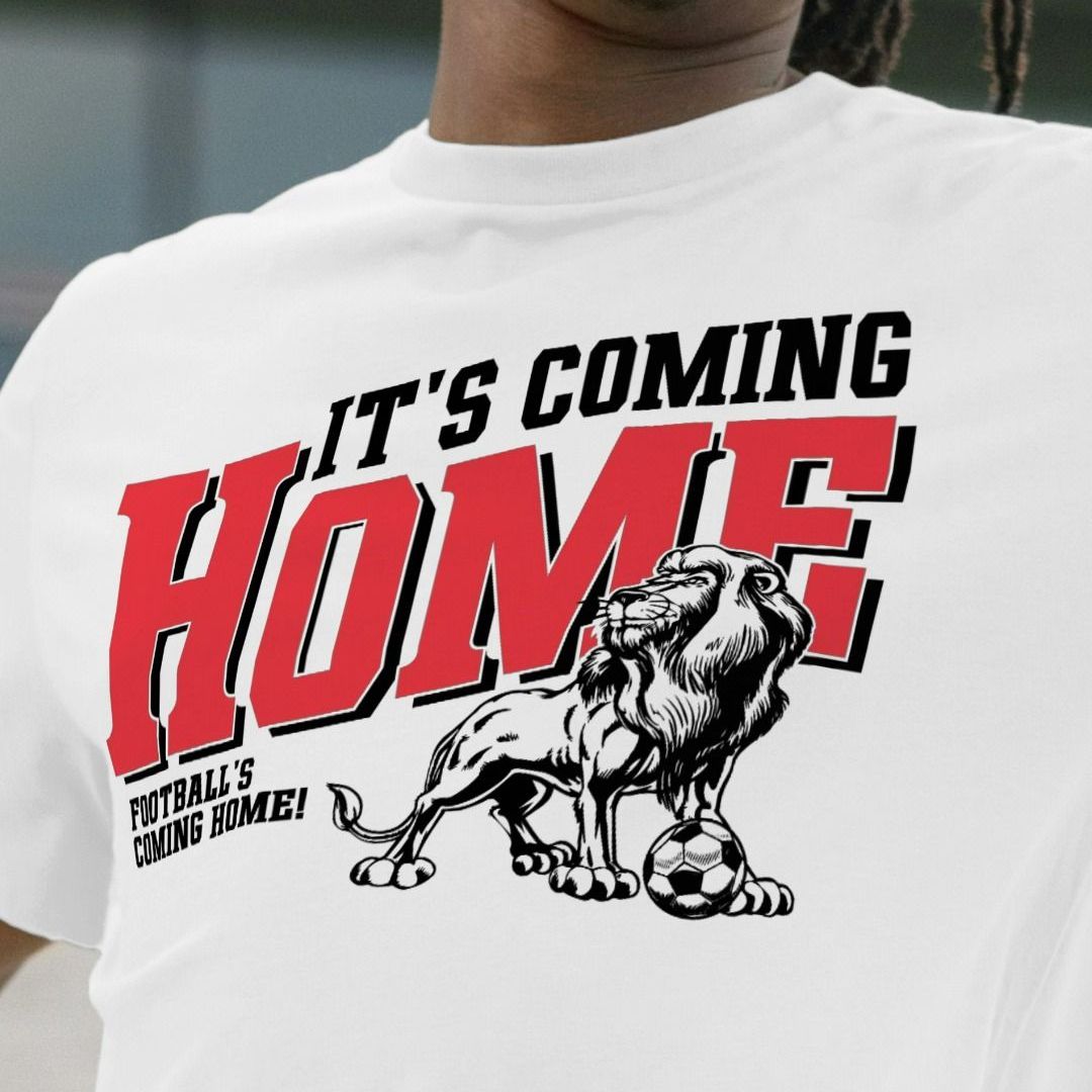 It's Coming Home T-Shirt England Football Top Shirtbox