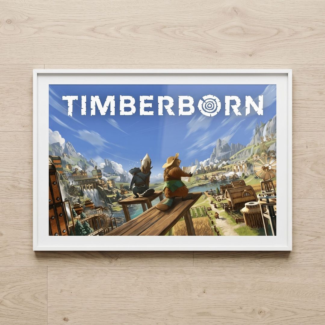 Timberborn Poster | Timberborn Wall Art | Timberborn