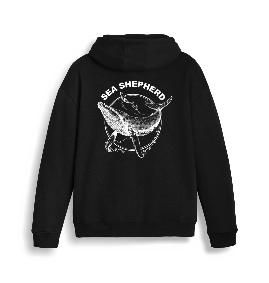 Sea Shepherd Whale Zip-Up Hoodie Sea Shepherd Whale Zip-Up Hoodie
