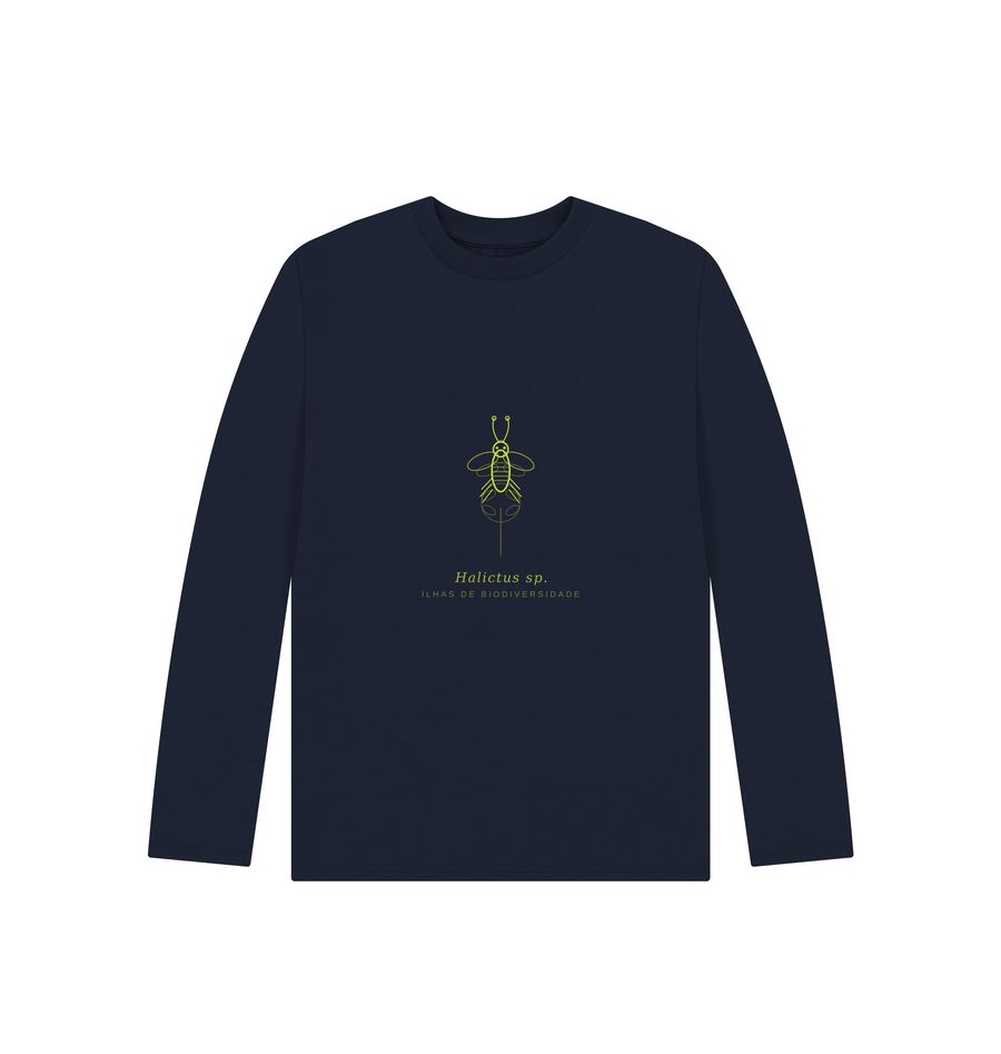 Solitary Bee — Kids Long Sleeve Forest Tee
