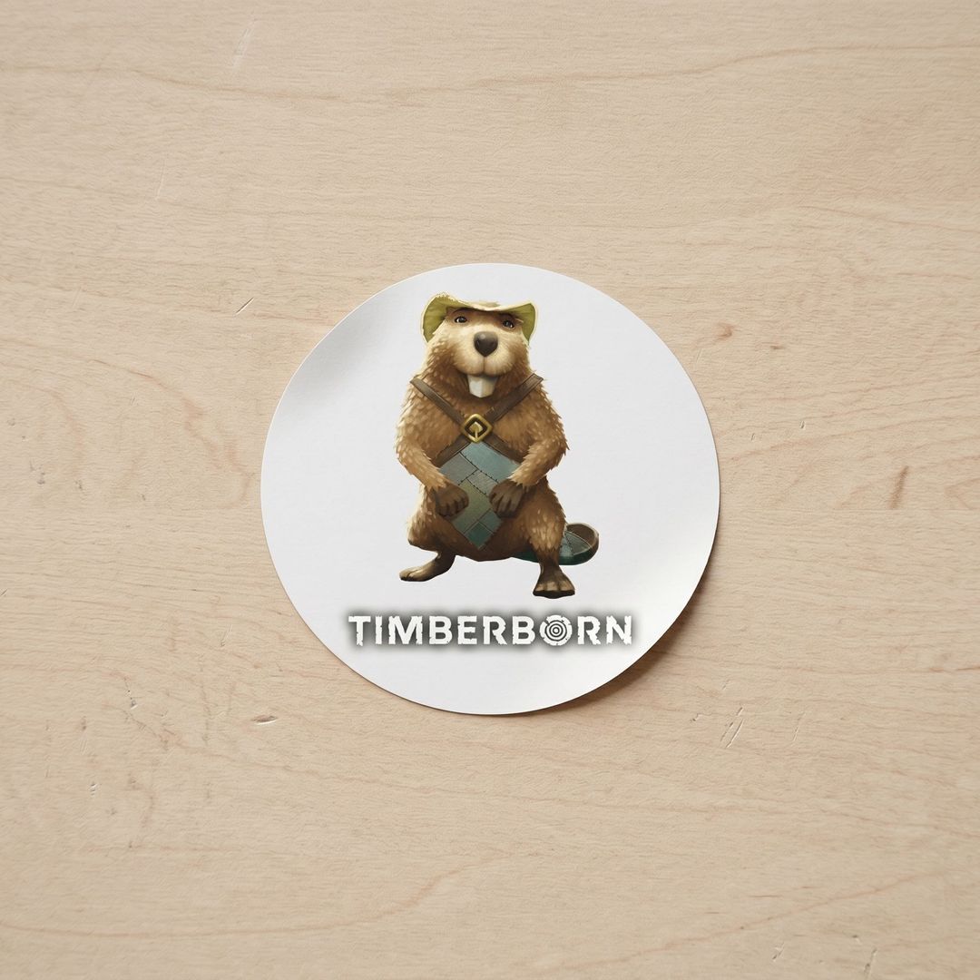 Timberborn Sticker | Timberborn Beaver Sticker | Timberborn