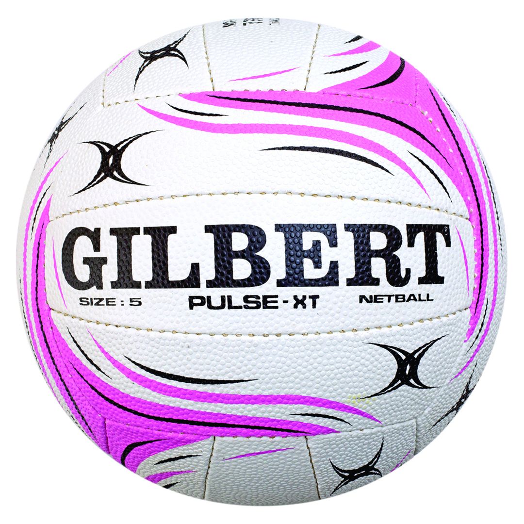 Gilbert Pallone Da Allenamento Netball Donna: Misura 4, Gomma Resistente, Colore Viola APT