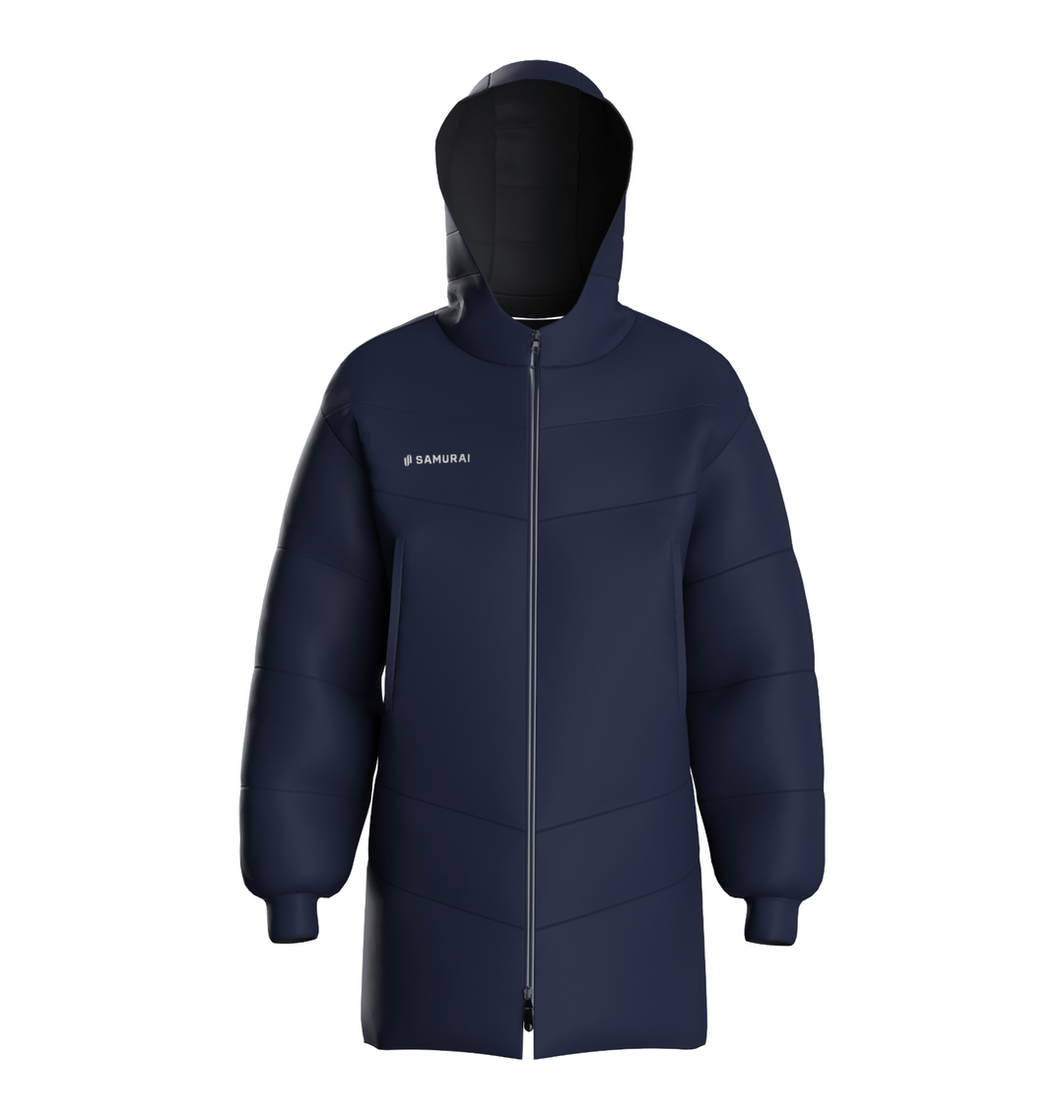 ジャケット・アウター PROFESSIONAL PADDED SETUP (NAVY) Samurai Longline Puffer Jacket | Kitlocker.com