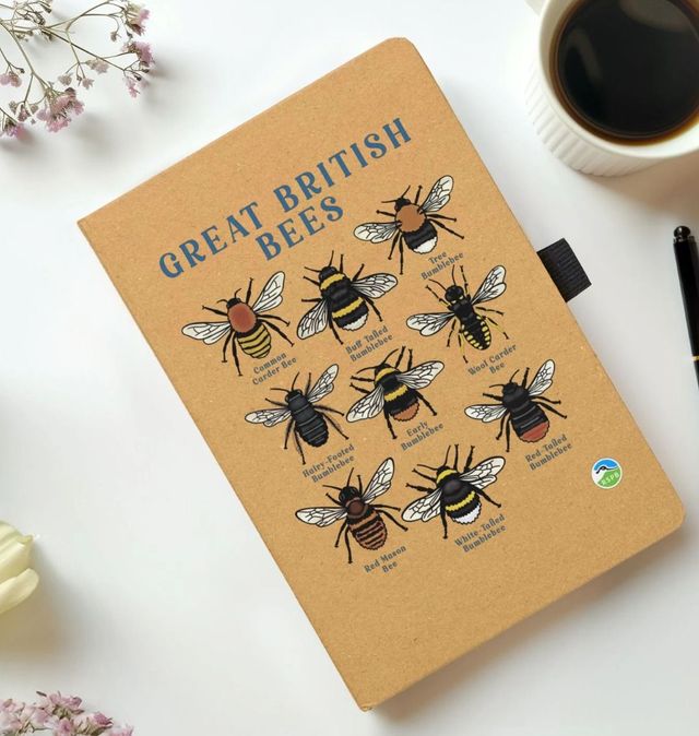 Great British Bees Notebook