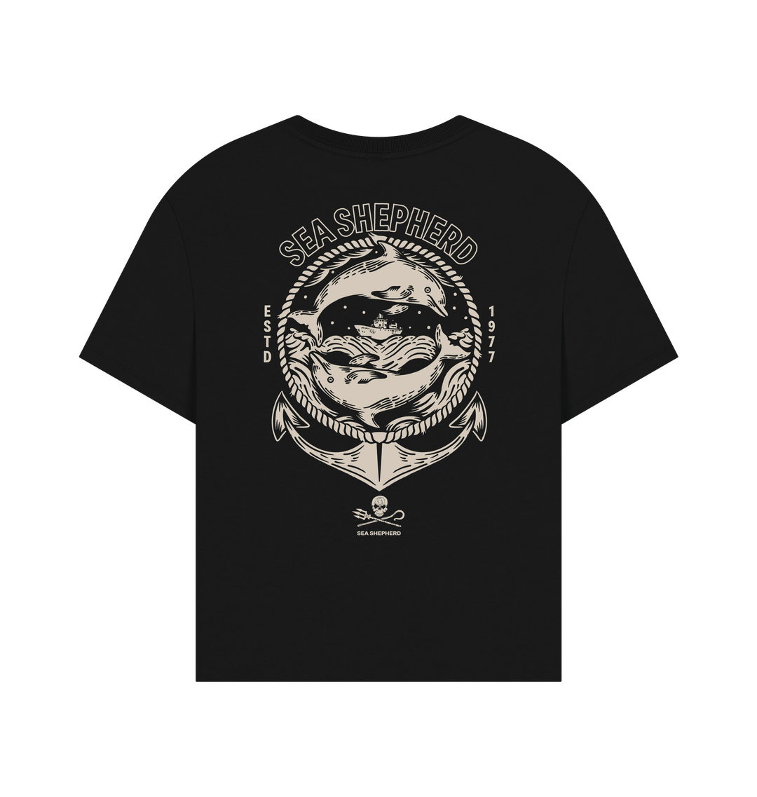 Sea Shepherd Dolphin Oversized Women's T-shirt