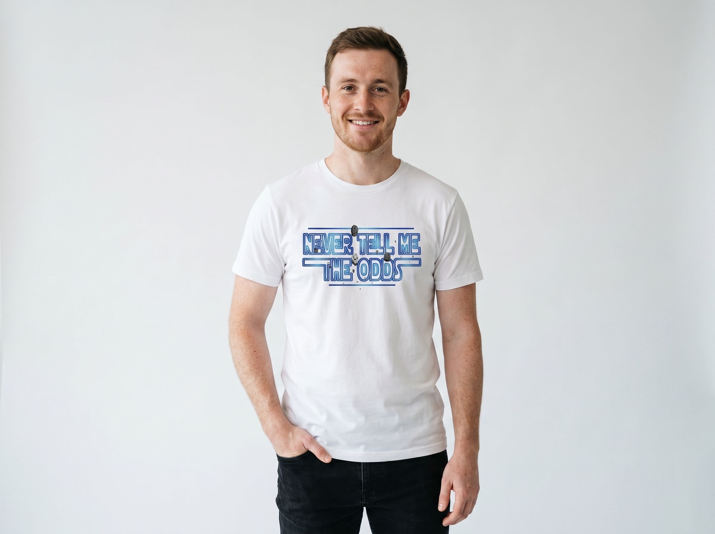 Hans Solo Quote T Shirt | Never Tell Me The Odds | Shirtbox