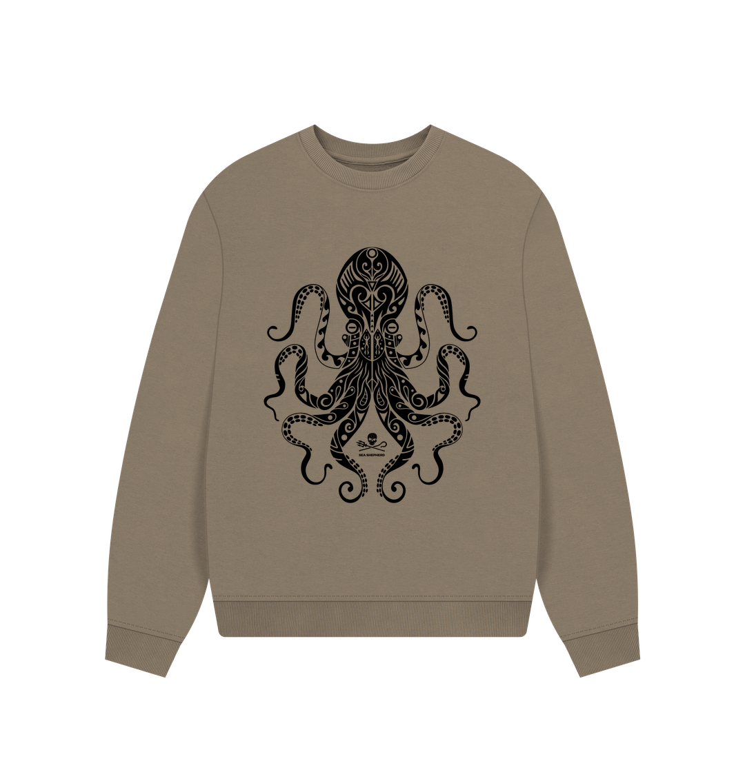 Tribal Octopus Oversized Jumper | Sea Shepherd