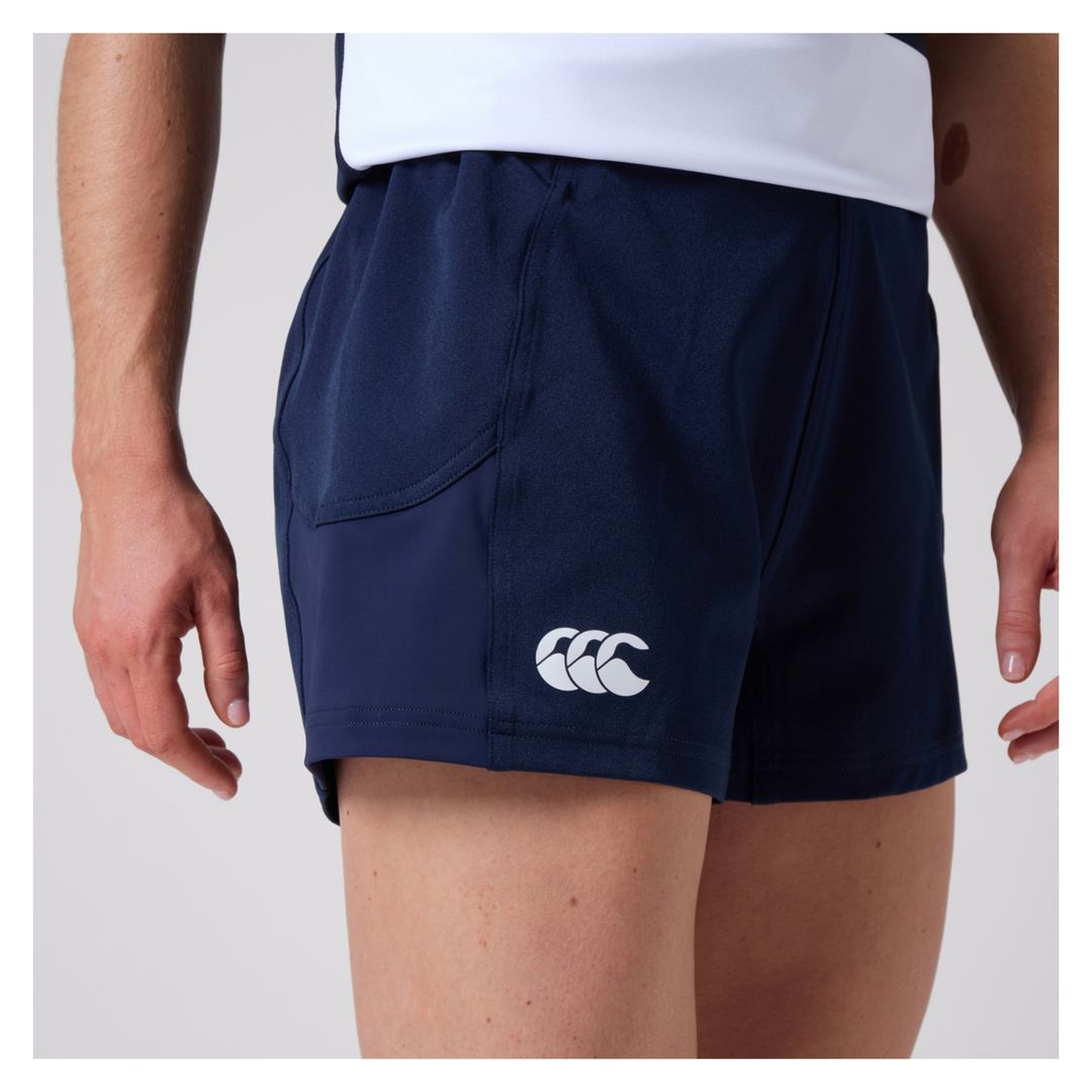 Short De Rugby Professionnel Canterbury Pour Femme - Taille élastique Avec Cordon, Poches Latérales, Logo Brodé