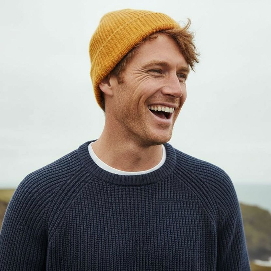 Men's Organic Cotton Beanie Hat