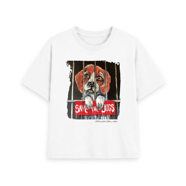 Women’s Painting Artwork boxy t-shirt