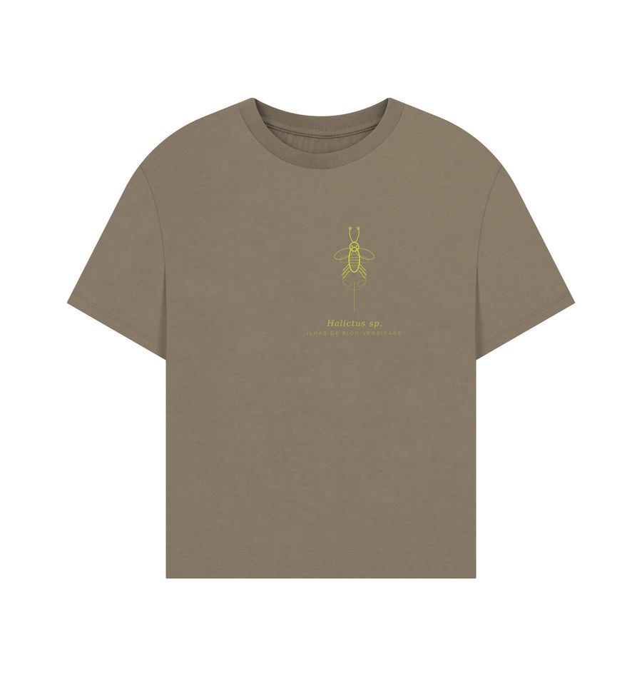 Solitary Bee — Women's Oversized Forest Tee