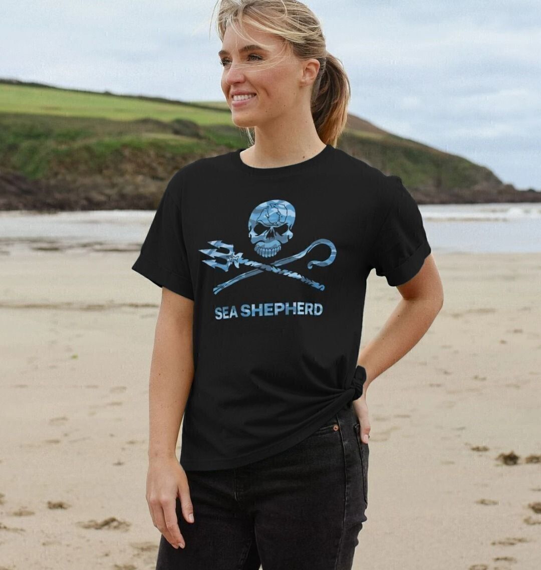 Women's Neptune's Navy Relaxed Fit T-shirt | Sea Shepherd