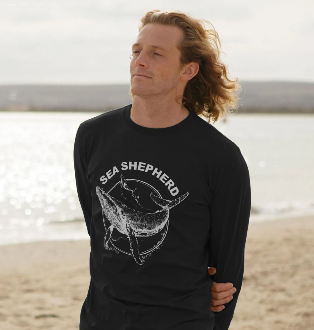Whale Long Sleeve T-shirt | Official Sea Shepherd Merch